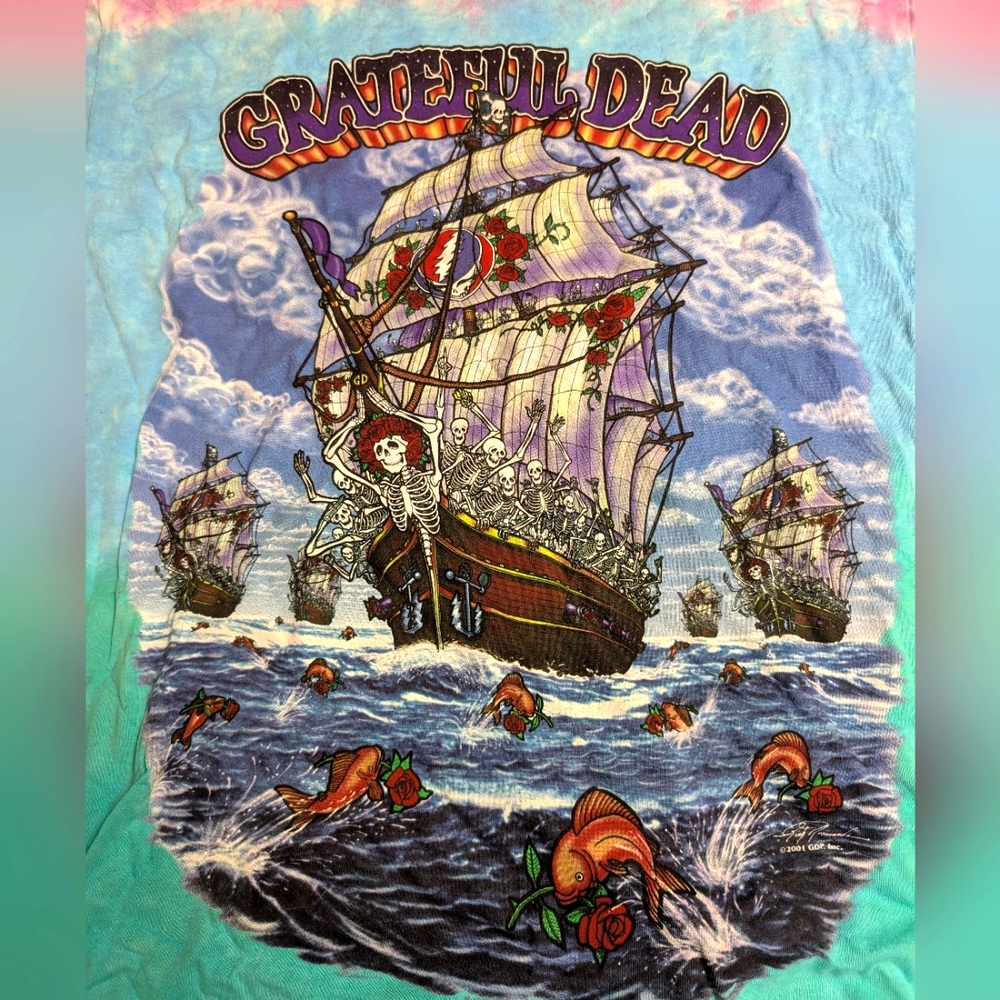 Grateful Dead Ship Of Fools Tie-dye Tee
